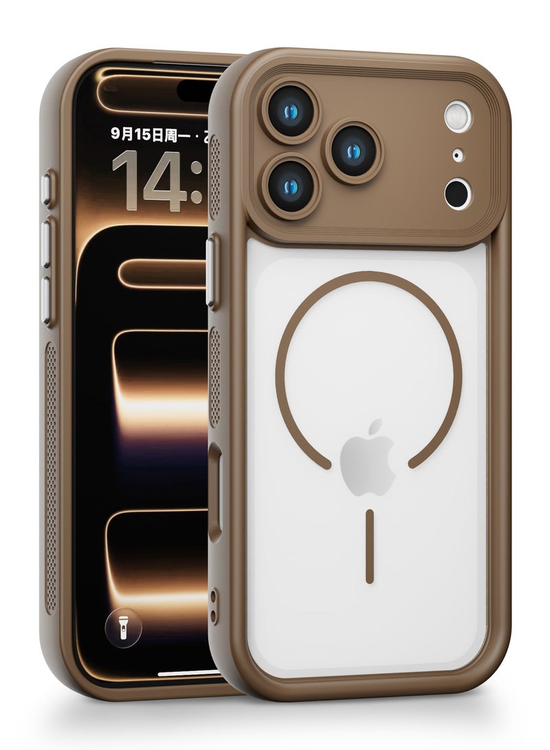 DUSALA MagSafe Shockproof Hybrid Case for iPhone 17 Pro Max Camera Protector Transparent Back