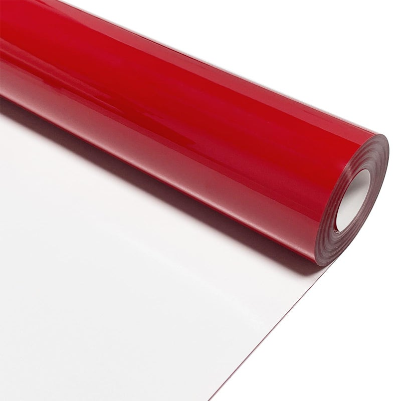 MerryMade Red Heat Transfer Vinyl HTV Roll Matte PU 12 x 15 ft Easy to Cut Weed Transfer Red Iron On Vinyl for Cricut Silhouette Cameo Other Craft Cutter Cutting Machine - Image 3