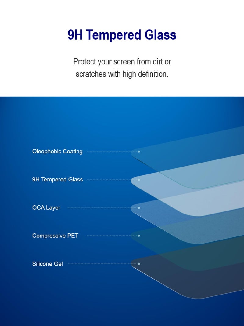 iDaPro Screen Protector for Fujifilm X-T30 II X-T30II Fuji X-T30 Mark II + Hand Lanyard [3+1 Pack] Tempered Glass Easy Installation - Image 4