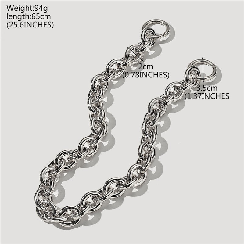 Women'S Shoulder Handbag Bag Chain Accessories Golden Chain Replacement Fadeless Thick Chain Cloud Bag With Direct Selling - Image 1