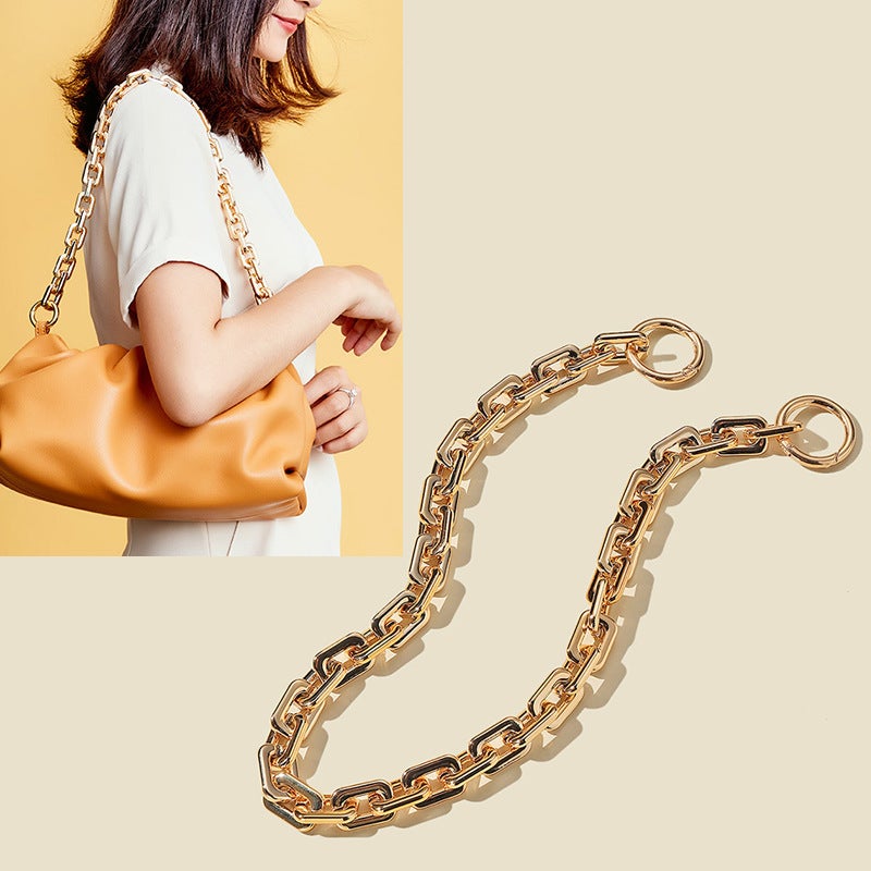 Women'S Shoulder Handbag Bag Chain Accessories Golden Chain Replacement Fadeless Thick Chain Cloud Bag With Direct Selling - Image 3