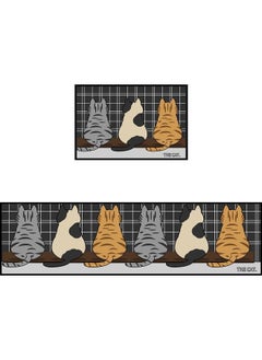 Sharpdo 2-Piece Kitchen Floor Mat Multicolour  - Image 3