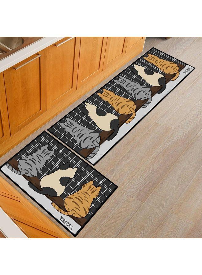 Sharpdo 2-Piece Kitchen Floor Mat Multicolour - Image 1