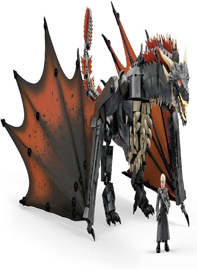 MEGA - Mega Construx Game of Thrones Daenerys and Drogon GKG97, Building Toys for Collectors, 16 years and up (735 Pieces) - Image 1