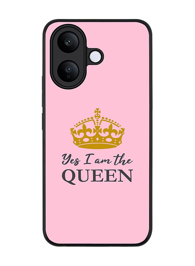 For vivo V60 Lite 5G / V60 Lite 4G Case,Slim fit Camera Protection, Shockproof Thin Phone cover  - Yes I'm the Queen