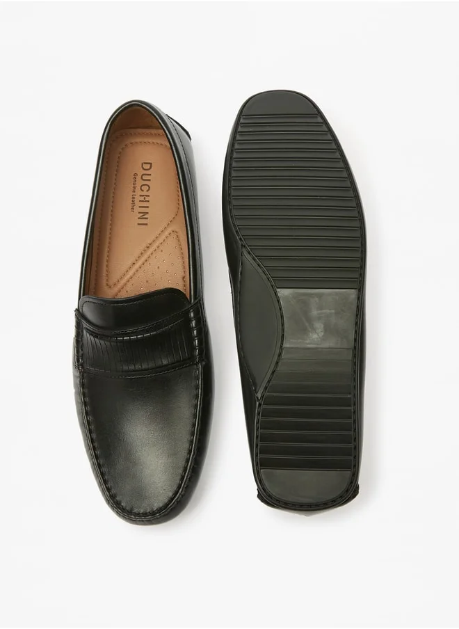 دوتشيني Mens Slip-On Moccasins