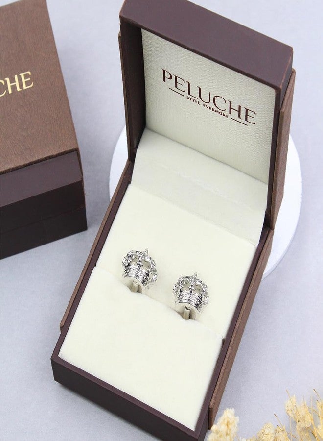 Peluche Crown on Cuffs Cufflinks for Men - Image 5