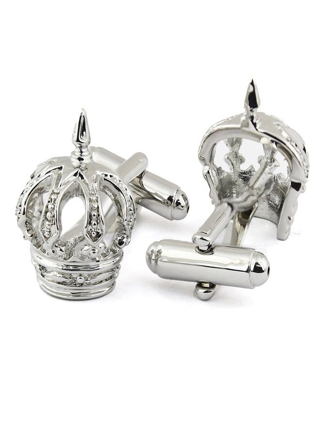 Peluche Crown on Cuffs Cufflinks for Men - Image 3