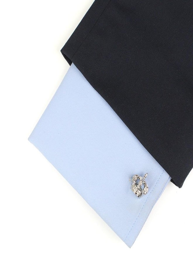 Peluche Crown on Cuffs Cufflinks for Men - Image 4