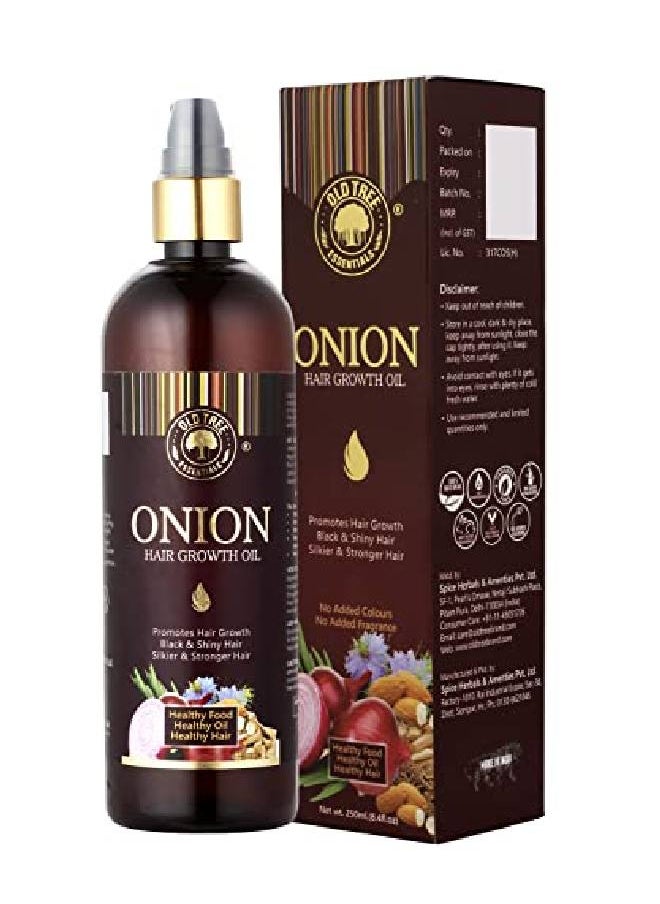 Old Tree - Onion Hair Oil For Hair Growth And Hair Fall Control 250Ml - Image 1