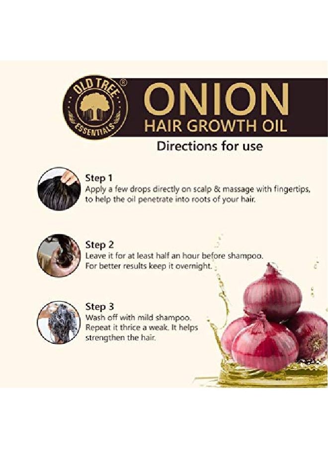 Old Tree - Onion Hair Oil For Hair Growth And Hair Fall Control 250Ml - Image 1