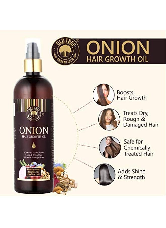 Old Tree - Onion Hair Oil For Hair Growth And Hair Fall Control 250Ml - Image 1