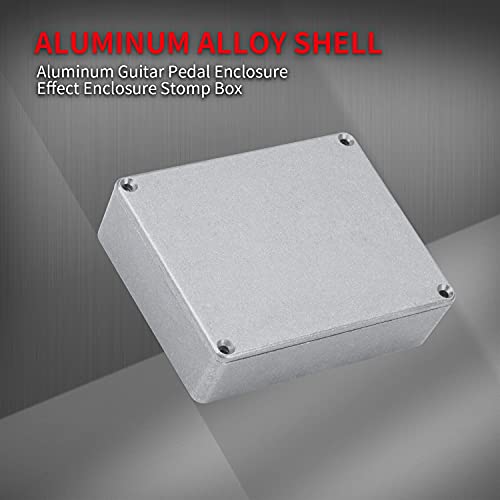 DaierTek 1590BB Aluminum Metal Stomp Box Case Guitar Pedal Enclosure Effect Enclosure Stomp Box Unpainted 120x94.5x34 MM - Image 2