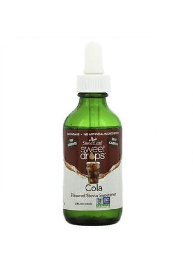 Wisdom natural Wisdom Natural, SweetLeaf, Sweet Drops Stevia Sweetener, Cola, 2 fl oz (60 ml)  - Image 3