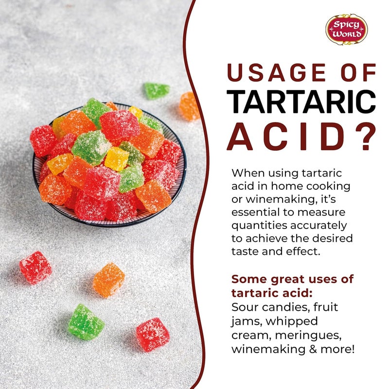 Spicy World Pure Tartaric Acid 3.5oz - Image 4