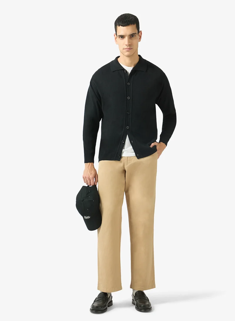 Robert Wood Casual Buttoned Cardigan