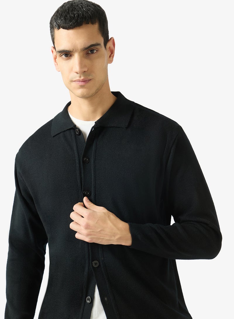 Robert Wood Casual Buttoned Cardigan - Image 4