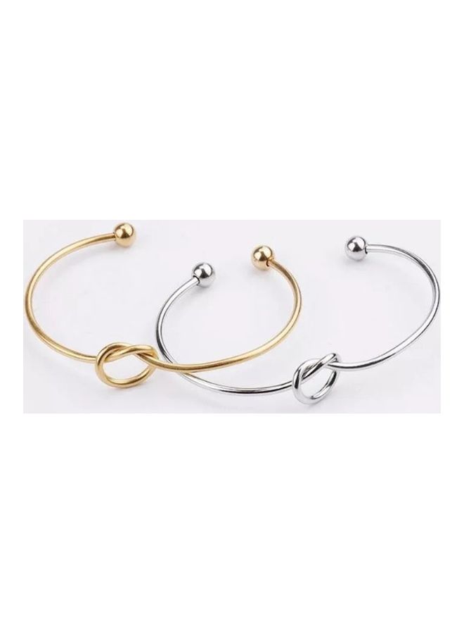 ميركال إمبراير طقم أساور الصداقة بتصميم عقدة مكون من قطعتين . - Image 2