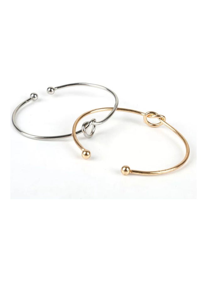 ميركال إمبراير طقم أساور الصداقة بتصميم عقدة مكون من قطعتين . - Image 1