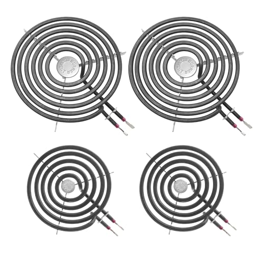 COZZIVITA WB30M1 and WB30M2 GE Hotpoint Electric Stove Burner Replacement Element, Perfectly Fit GE Hotpoint Electric Range Stove Top-Includes 2 * 8'' and 2 * 6'' - Image 1
