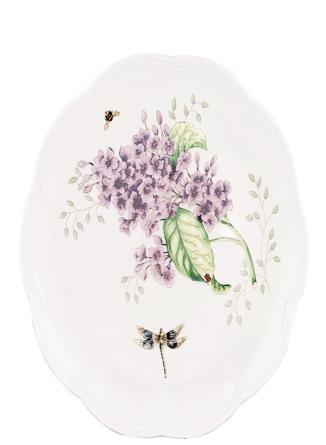 Lenox Butterfly Meadow Orange Sulphur Collection, Porcelain Dinnerware, Accent Plate - Image 1