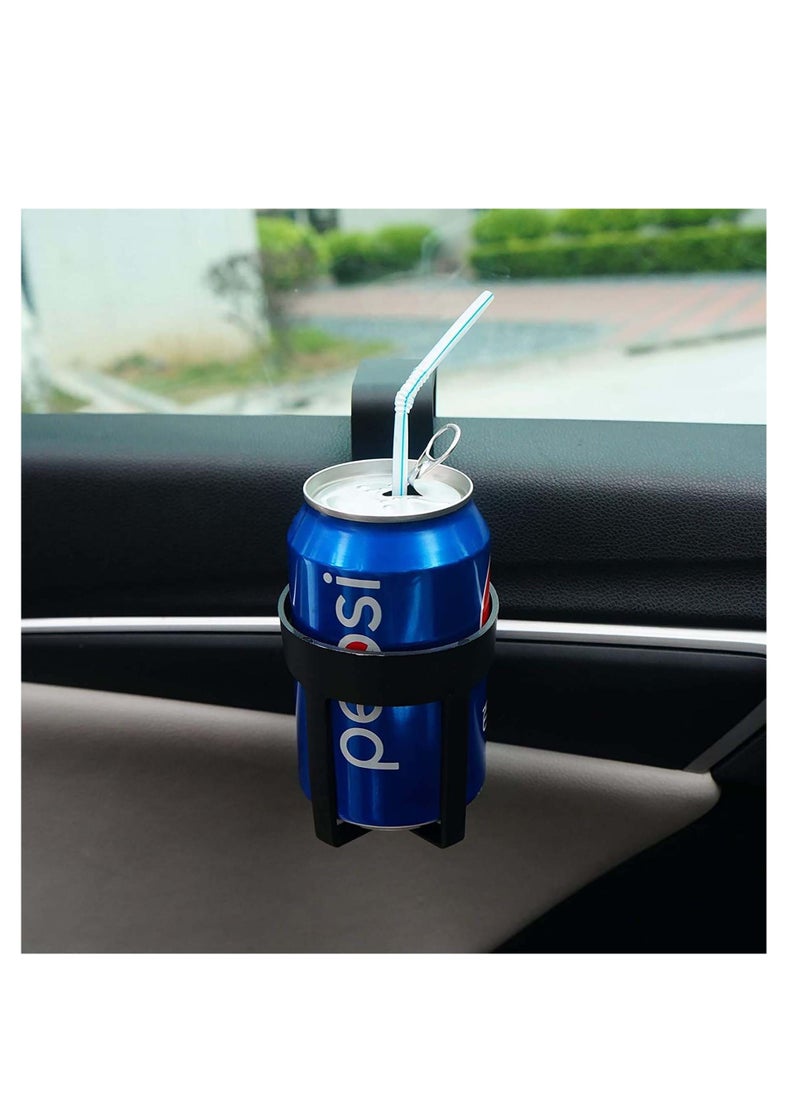 SYOSI - Black Cup Water Holder, Bottle Holder, Auto Car Vehicle Drink Cup Holders Bottle Container Hook for Truck Interior Seal of Most Vehicles Fits Regular Sized Cans, Water Bottle (3 Packs) - Image 1