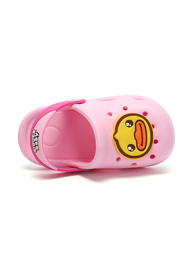 B.duck Children's Slippers, Boys And Girls Wear-resistant Home Shoes, Crocs-style Shoes, 5302 Pink, Size 24 - Image 3
