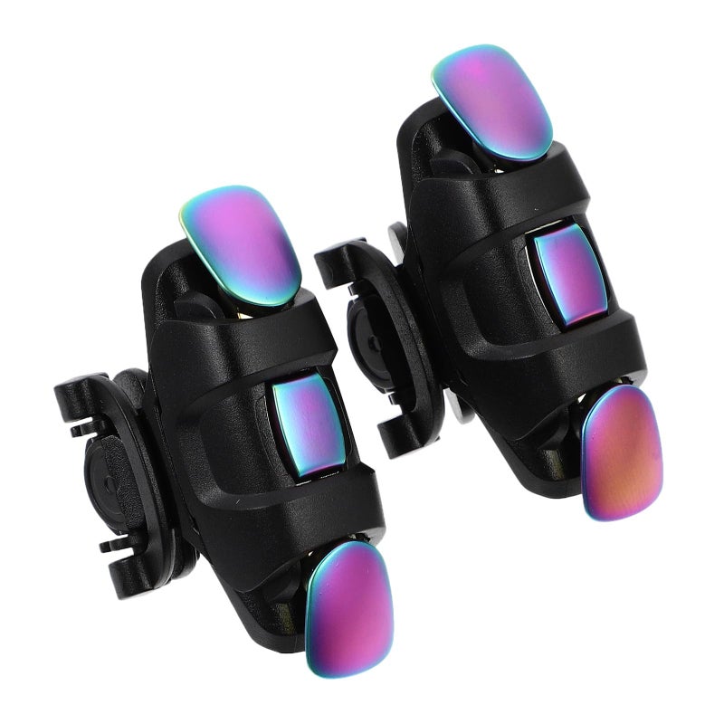 Metallic Colorful Mobile Gaming Controller Triggers Compatible Left Right Compact Lightweight - Image 2