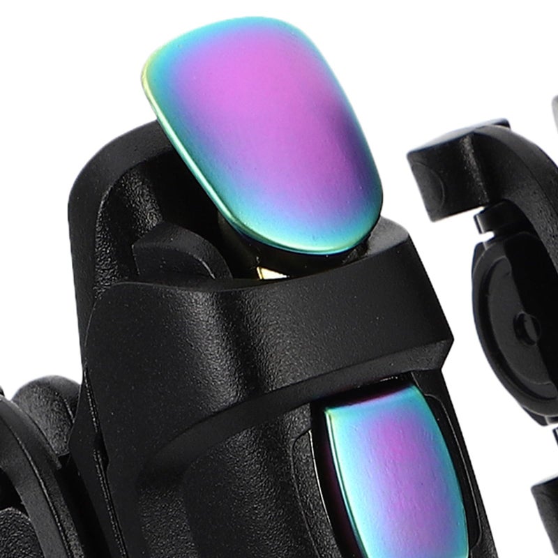 Metallic Colorful Mobile Gaming Controller Triggers Compatible Left Right Compact Lightweight - Image 4