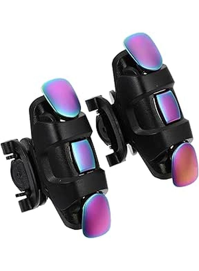 Metallic Colorful Mobile Gaming Controller Triggers Compatible Left Right Compact Lightweight - Image 1