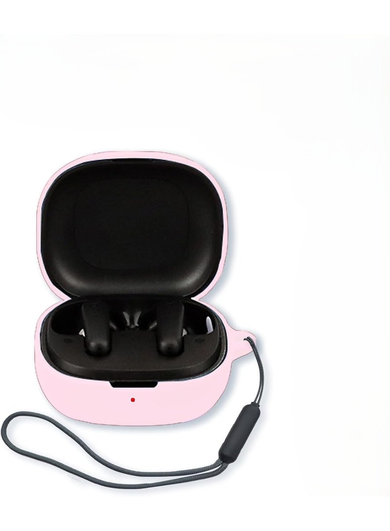 حافظة حماية لسماعات الاذن مضادة للغبار مع حبل قصير لسماعات انكر ساوند كور R50i - بينك - Image 1