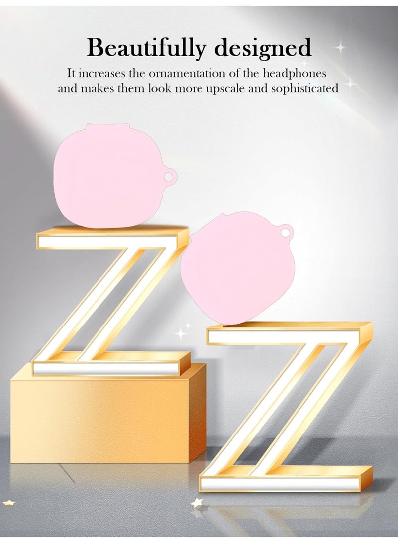 حافظة حماية لسماعات الاذن مضادة للغبار مع حبل قصير لسماعات انكر ساوند كور R50i - بينك - Image 5