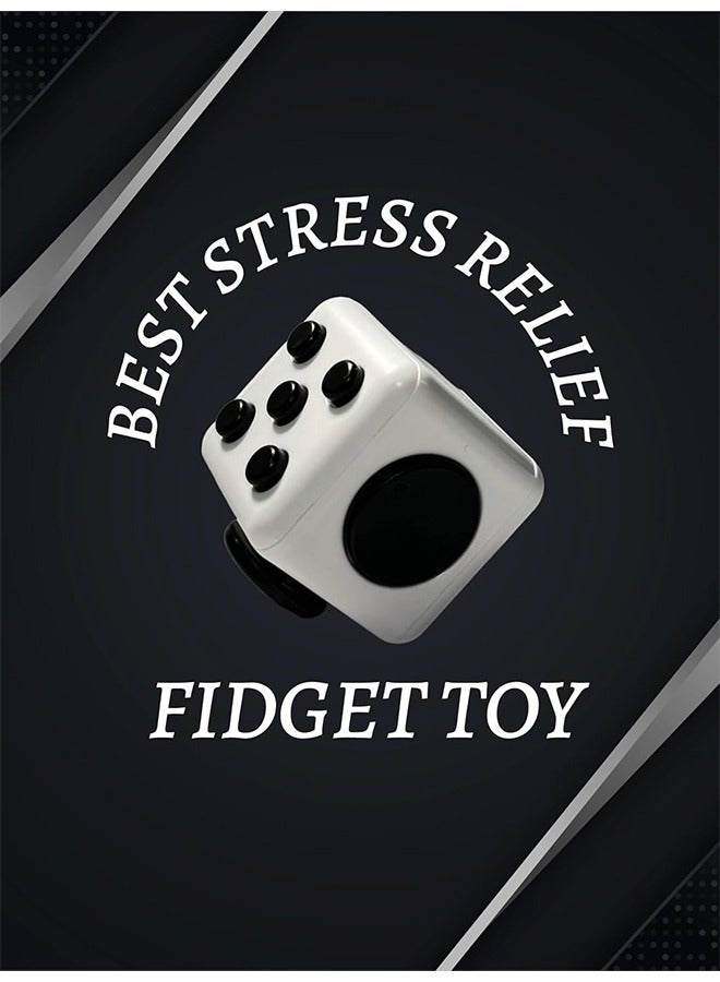 HY Fidget Gadget Toy - Premium Quality Stress Relief Cube Toy for Adults and Kids - Improve Focus, Relieve Anxiety, and Increase Productivity - Durable and Portable Design, Small, Oreo  - Image 5