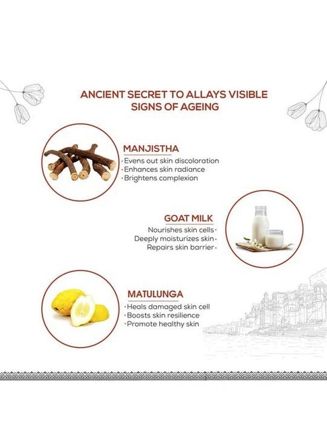 AYOUTHVEDA Manjisthadya Taila Age Revitalizer Facial Oil For Healthy Blood Circulation And Brighten & Restore Aged Or Dull Skin ; All Skin Type ; Manjistha Goat Milk Matulunga  - Image 4