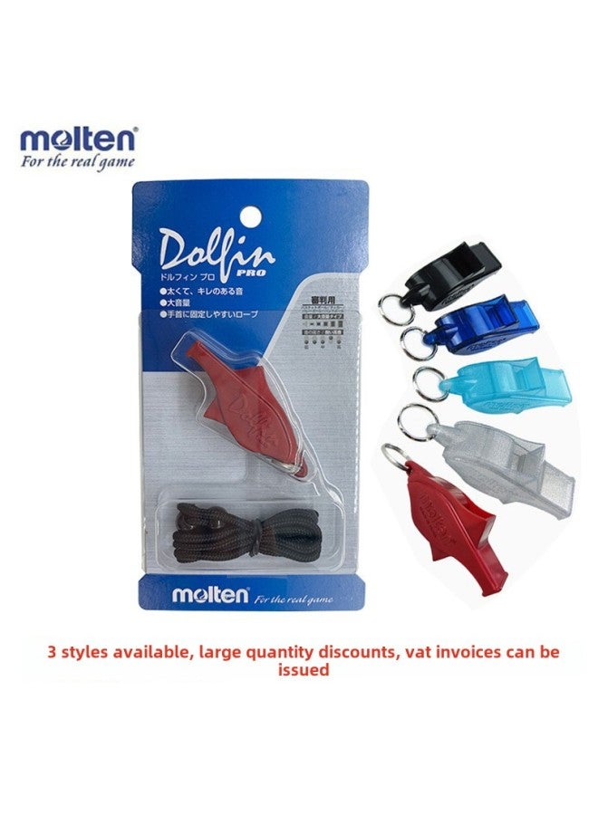 Generic Molten/moten Whistle Professional Basketball Referee Physical Education Teacher Coach Whistle Training Outdoor High-pitched Whistle-Color:Dolphin Referee Whistle (light Blue) - Image 2