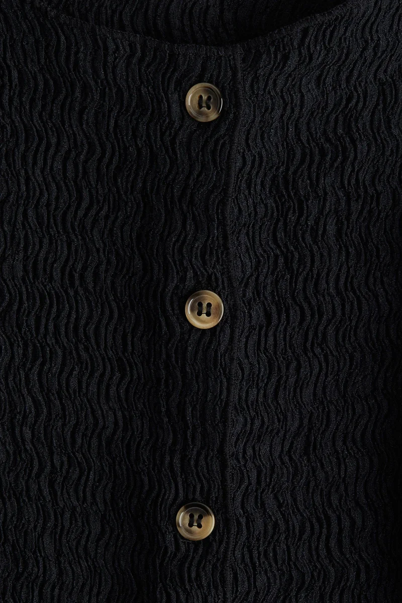 H&M Textured jersey waistcoat