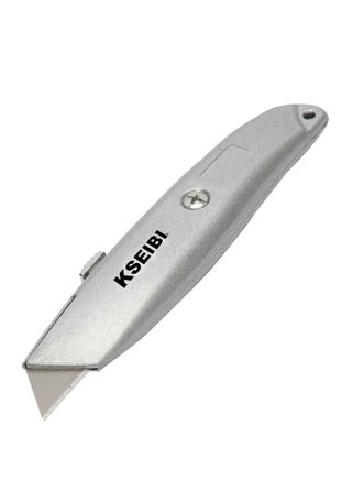 Aluminum Retractable Utility Knife, Sk5 Blade Material, Aluminum Construction, Heavy Duty Utility Knife for Cutting Cardboard, Boxes and Cartons, DIY, Factory, Home and Office. - pzsku/Z479A80B2B42D9C44284AZ/45/_/1704535358/a140e97b-32ef-45c3-b2c3-fb07ae83d13f