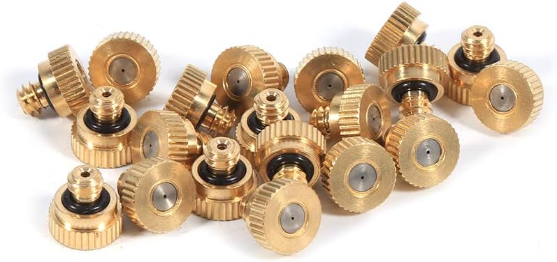 جاروسا 20 قطعة فوهات رش نحاسية مقاومة للتسرب نظام تبريد سهل التركيب - Image 2