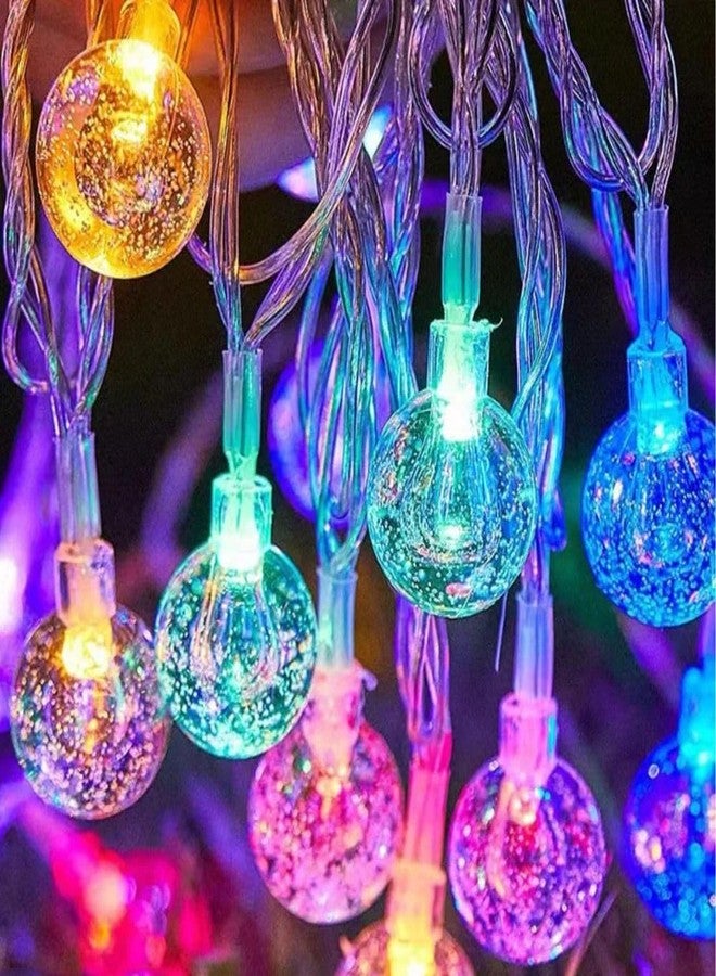 KHIZAR LED String Lights for Bedroom Decor - Decorative Fairy Lights for Kids Room, Girls Room & Home Decoration, Fairy Lights for Ramadan, Eid, Wedding, Party & Indoor Room Decor (Crystal Ball 14) - Image 3