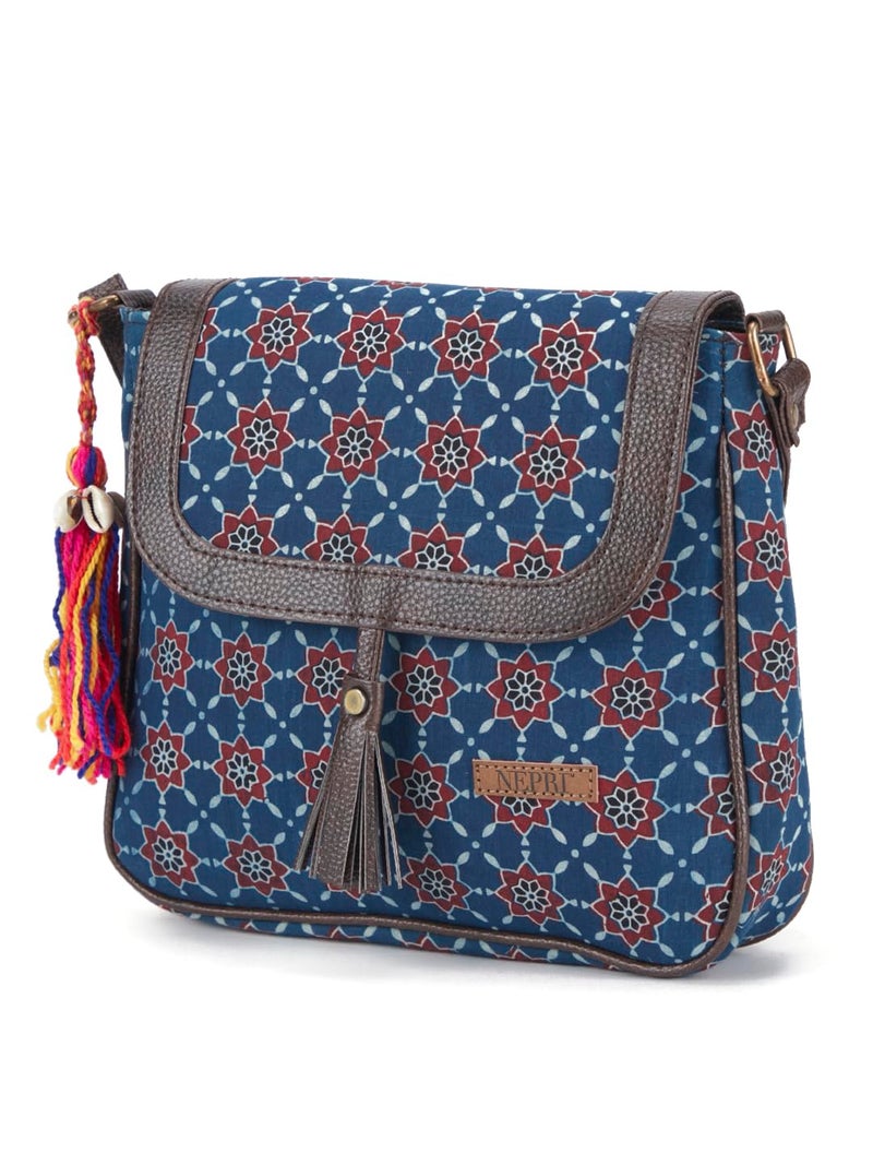 NEPRI Printed Sling Bag | Crossbody Bags for Women Girls | Women's Handbags | Stylish | Vegan Leather Bag | Travel & Office Use | Purse and Wallet - Image 2