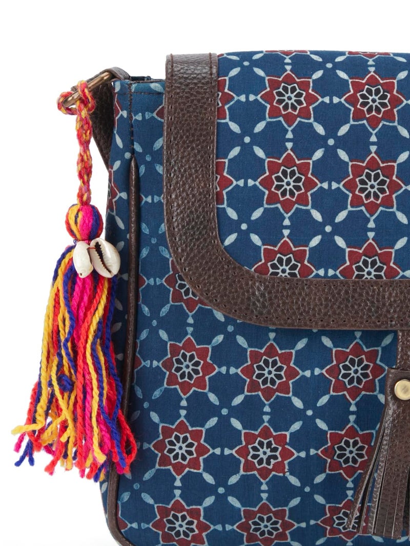 NEPRI Printed Sling Bag | Crossbody Bags for Women Girls | Women's Handbags | Stylish | Vegan Leather Bag | Travel & Office Use | Purse and Wallet - Image 4