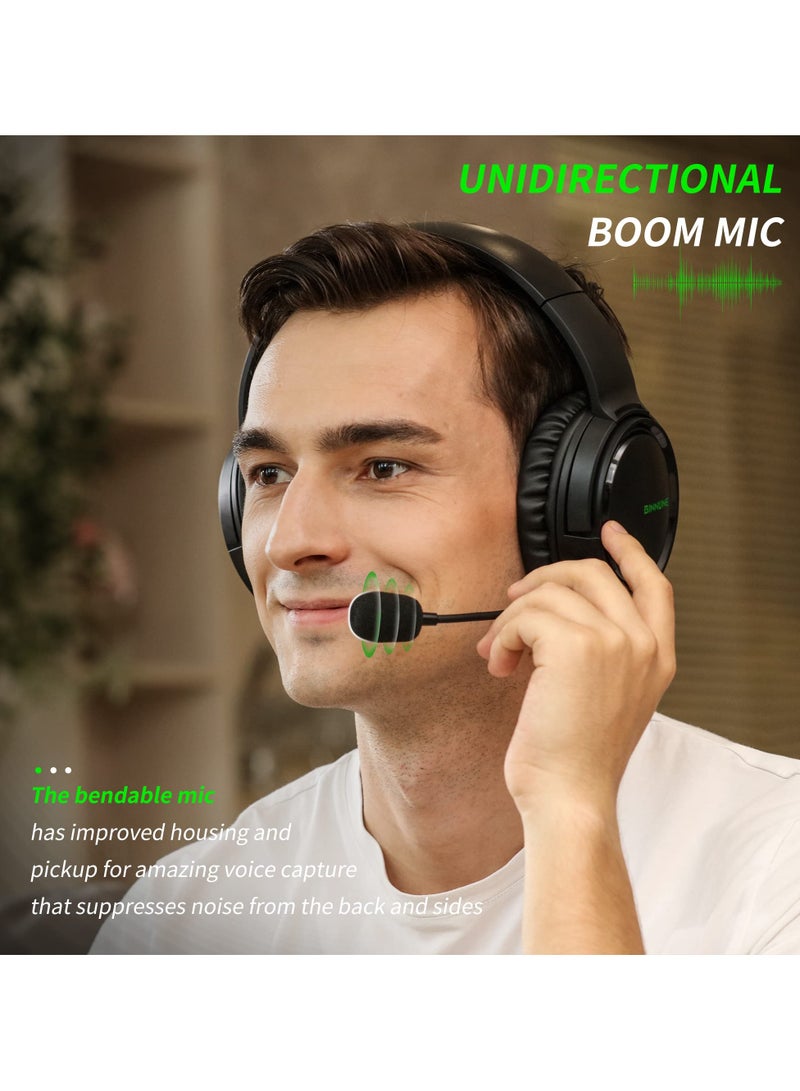 بنيون سماعة الألعاب السلكية BINNUNE BG02 مع ميكروفون لجهاز PS4 PS5 أجهزة إكس بوكس ​​سيريس S|X الكمبيوترأجهزة إكس بوكس ​​واحد يُحوّل - Image 3