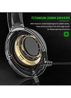 BINNUNE BG02 Wired Gaming Headset with Mic for PS4 PS5 Xbox Series S|X PC Xbox One Switch  - Image 4