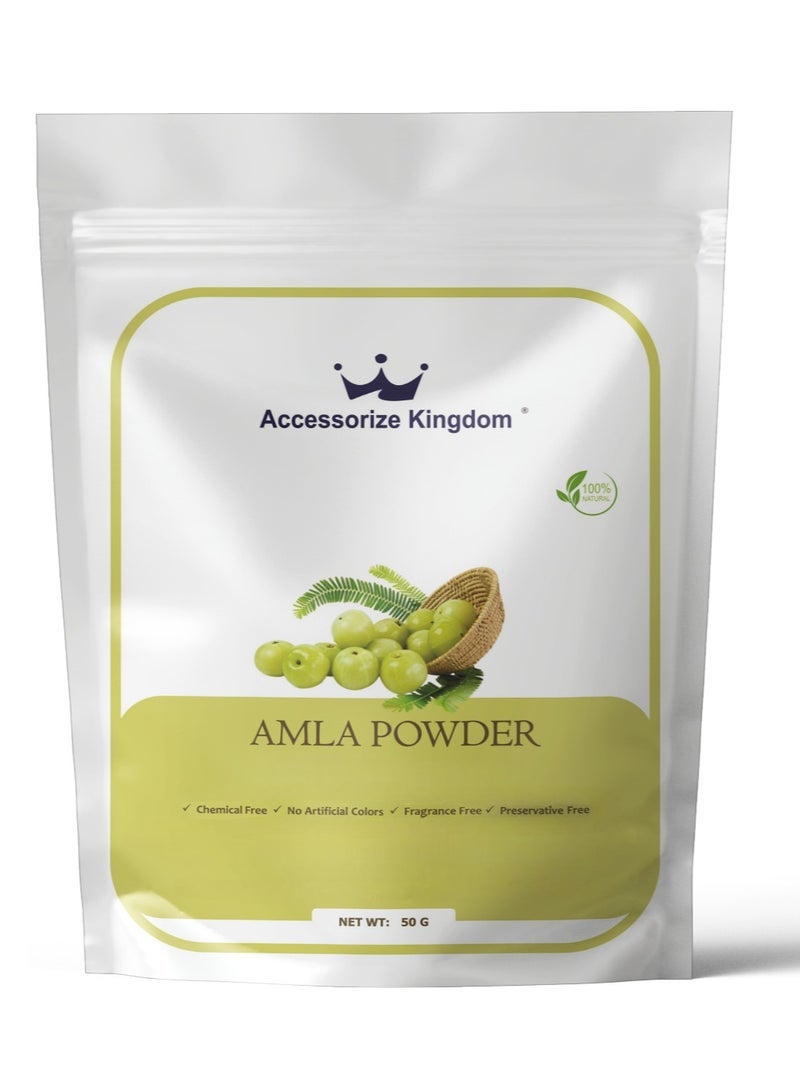 مملكة الإكسسوارات مسحوق أمل (50 جم) - طبيعي 100٪ | مناسب للشعر والبشرة | يعزز نمو الشعر ويحارب قشرة الرأس وينظف فروة الرأس | يعزز إشراق البشرة ويقلل من التجاعيد ويجدد البشرة بلطف - Image 1