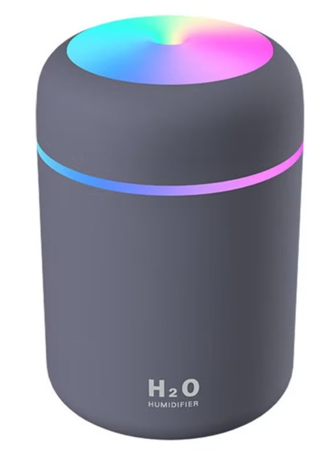 USB Colourful Cup Car Humidifier Black  - Image 1