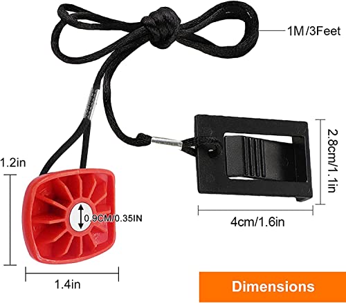 GWY Treadmill Magnet Safety Key for NordicTrack Proform Image Weslo Reebok Epic Golds Gym Freemotion and Healthrider Treadmills - Image 2