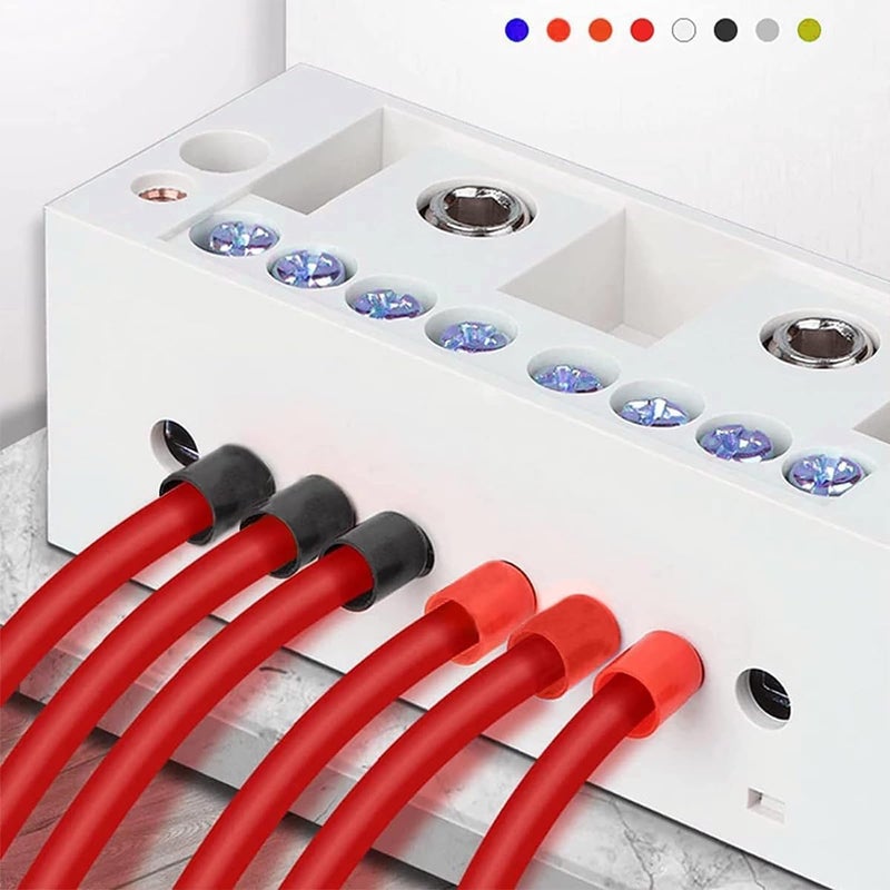Teansic 240PCS Insulated Copper Wire Ferrules Kit,AWG10-12/AWG8/AWG4 Ferrule Connectors End Terminal for Car Audio, Electronics, Communication Equipment - Image 5