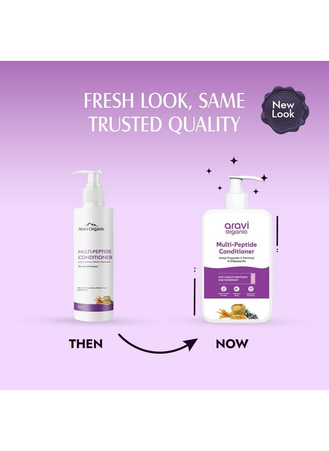 Aravi Organic Aravi Organic Multi Peptide Hairfall Conditioner - Acetyl Tripeptide 3, Palmitoyl, Oligopeptide & Rosemary - 200 ml  - Image 2