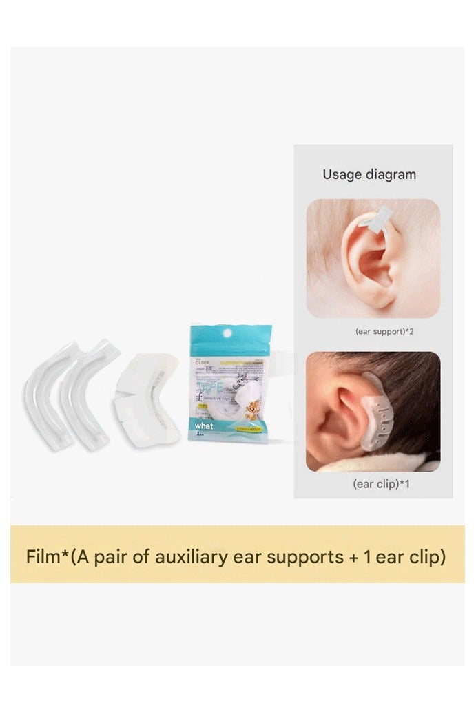Baby Ear Corrector Set Soft Silicone Brace + Clip + Tape  Ear Deformity Correction - Image 1