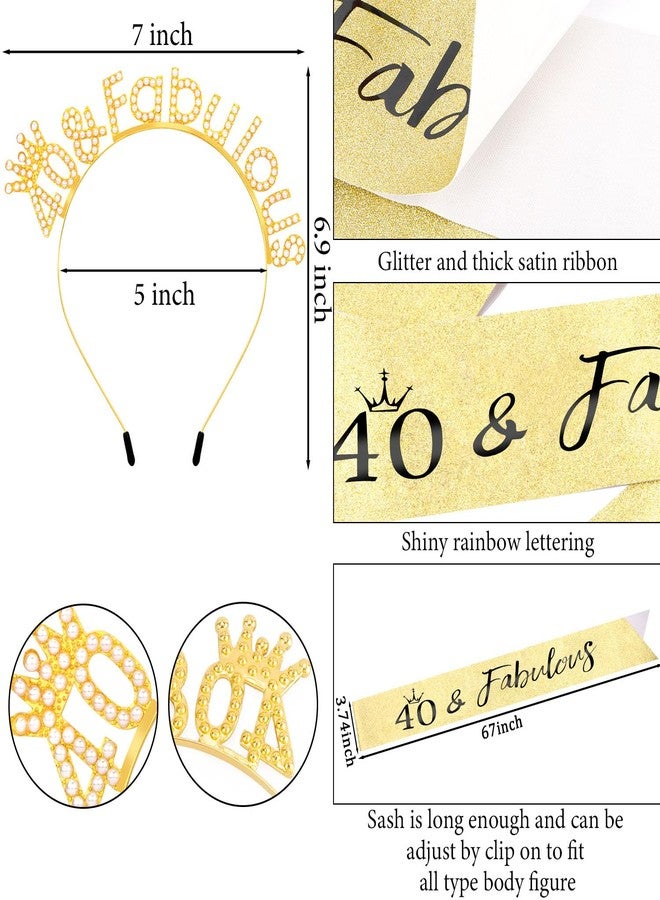 CIEHER Birthday Girl Crown and Sash Set for Birthday Decorations Gifts for Women Girls - Pink 1 - Image 5